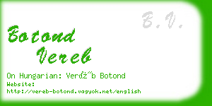 botond vereb business card